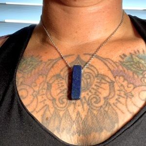 Blue Lapis Necklace Crystal Healing Inner Power 💙